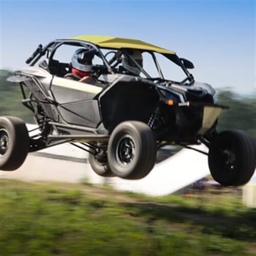Rallycross passenger ride-Buggy on track Rallycross passenger ride-Buggy on track